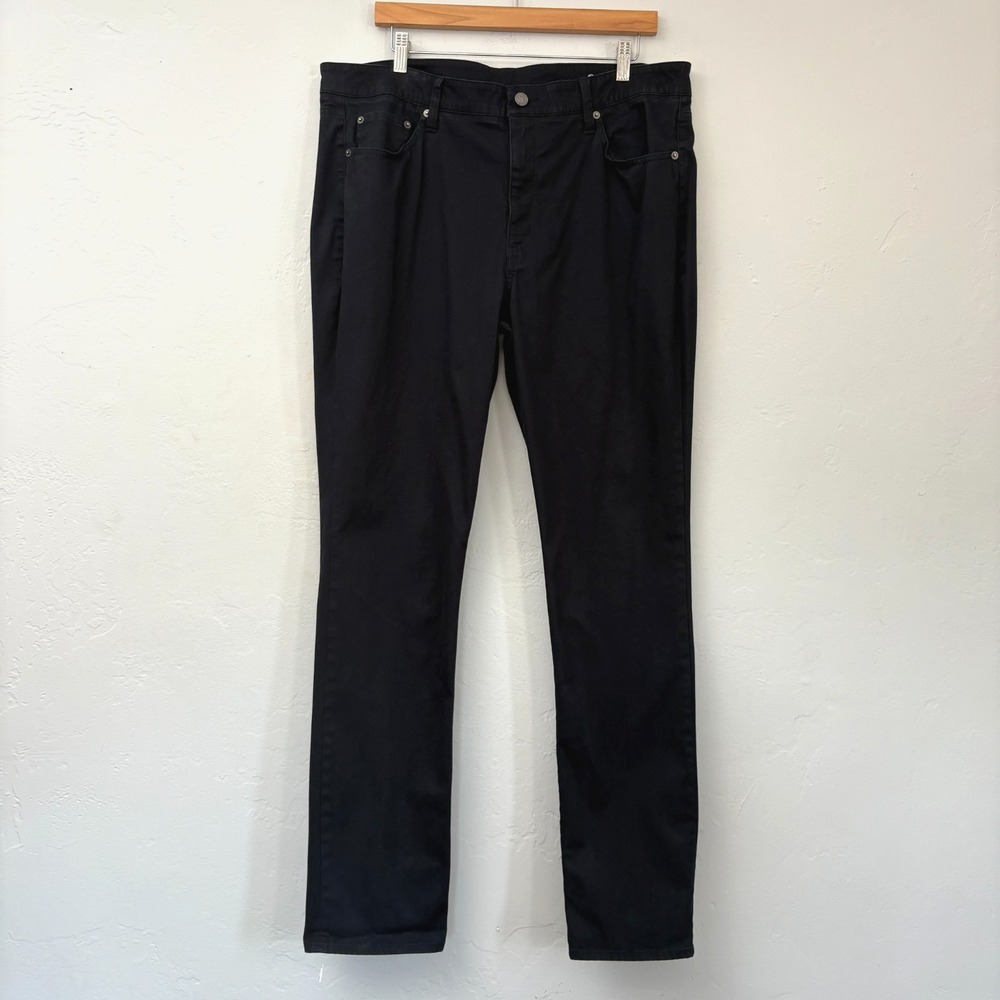 G/Fore 5 Pocket Jeans Men Size 38 x 34 Black Onyx Golf Pants G4MS21B42FB
